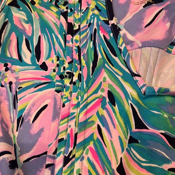 Lilly Pulitzer Aubrey UPF 50+ Shift Dress Bermudaful Size Medium NWT - Picture 10 of 11